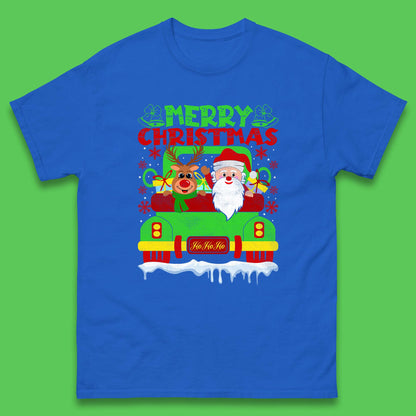 merry christmas truck t shirt