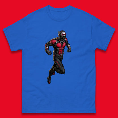 Ant Man and The Wasp Marvel Comics American Superhero Ant Man In Action Ant-Man Costume Avengers Movie Mens Tee Top