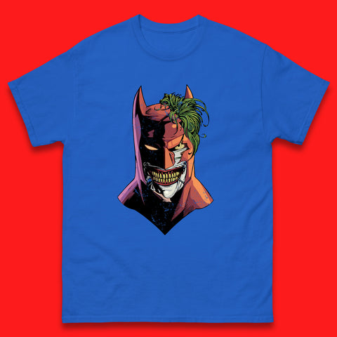 DC Comics Batman Mouth Wall Batman X The Joker Spoof Supervillain Comic Book Character Mens Tee Top