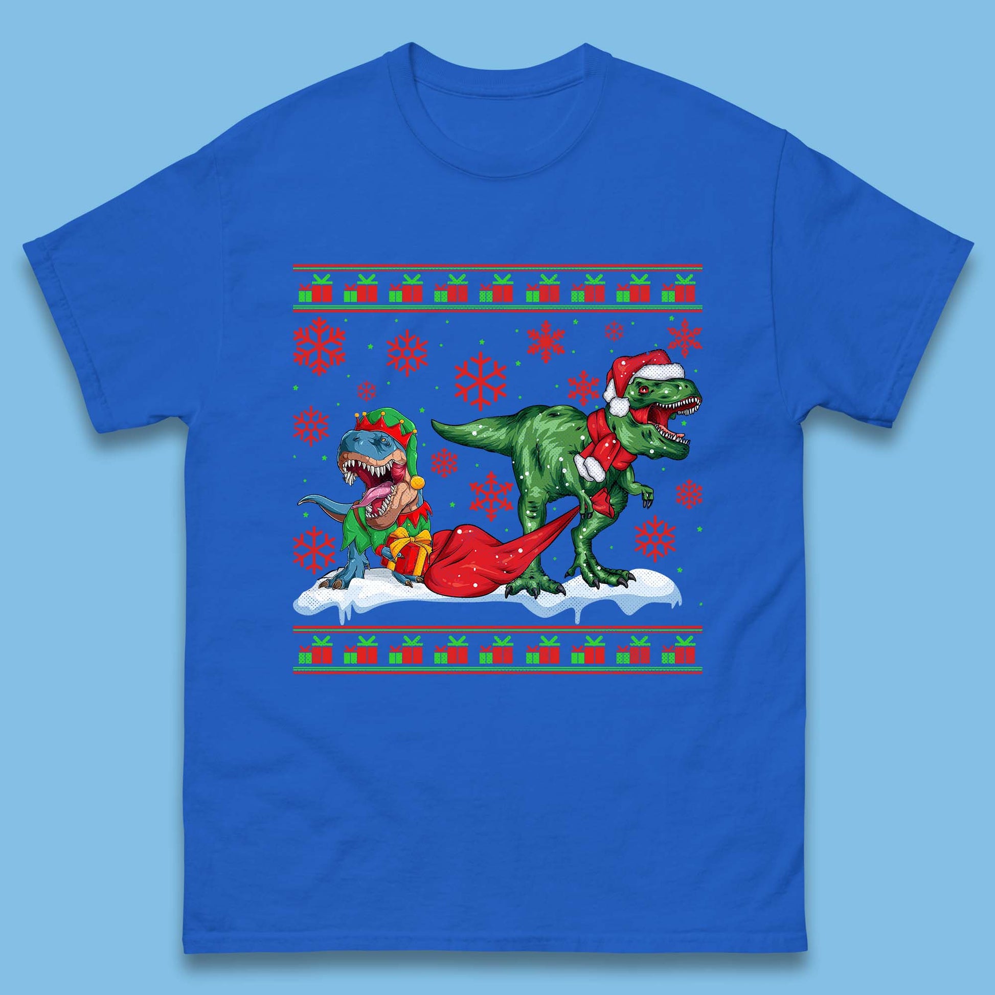 santa & elf costume t shirt