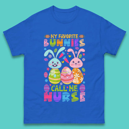My Favorite Bunnies Call Me Nurse Mens T-Shirt