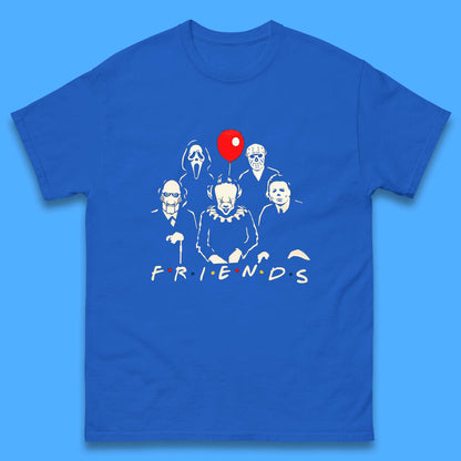 Halloween Friends Horror Movie Killers Characters Halloween Villians Mens Tee Top