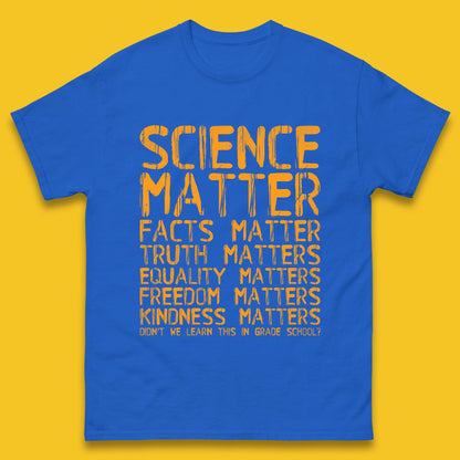 Science Matters Facts Matters Mens T-Shirt