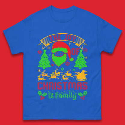 the joy of christmas is family t shirt