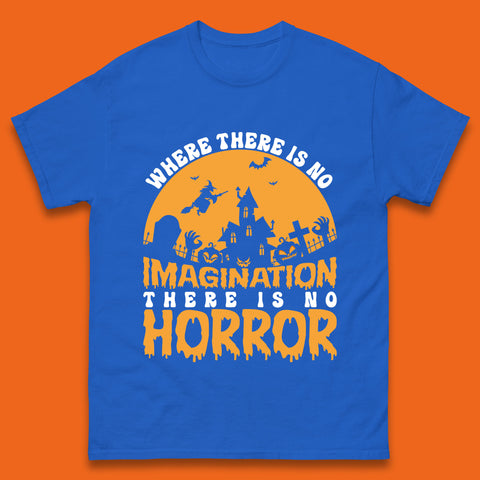 Where There Is No Imagination There Is No Horror Halloween Quote By Sir Arthur Conan Doyle Mens Tee Top