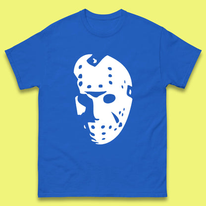 Halloween Jason Voorhees Horror Face Mask Friday The 13th Horror Movie Character Mens Tee Top