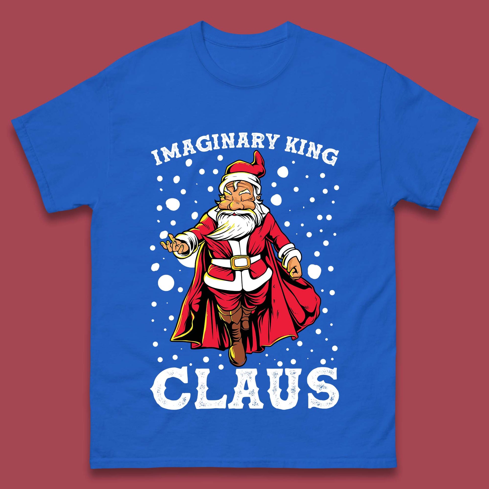 imaginary king santa christmas t shirt