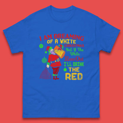 santa claus drinking t shirt