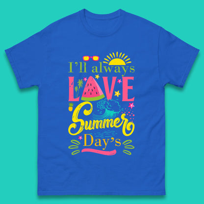I'll Always Love Summer Day Summertime Love Summer Day's Beach Mens Tee Top
