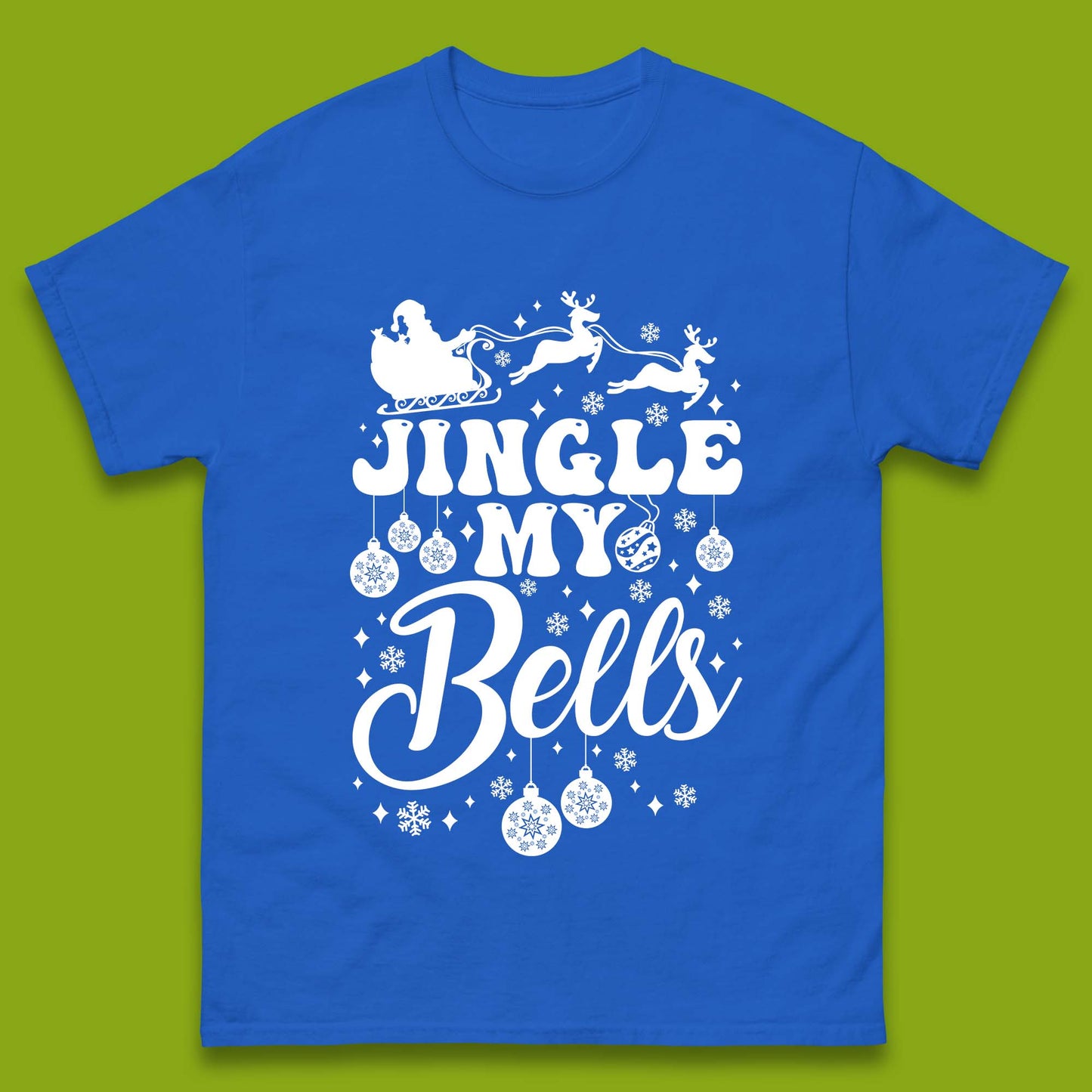 Jingle My Bells Christmas Mens T-Shirt