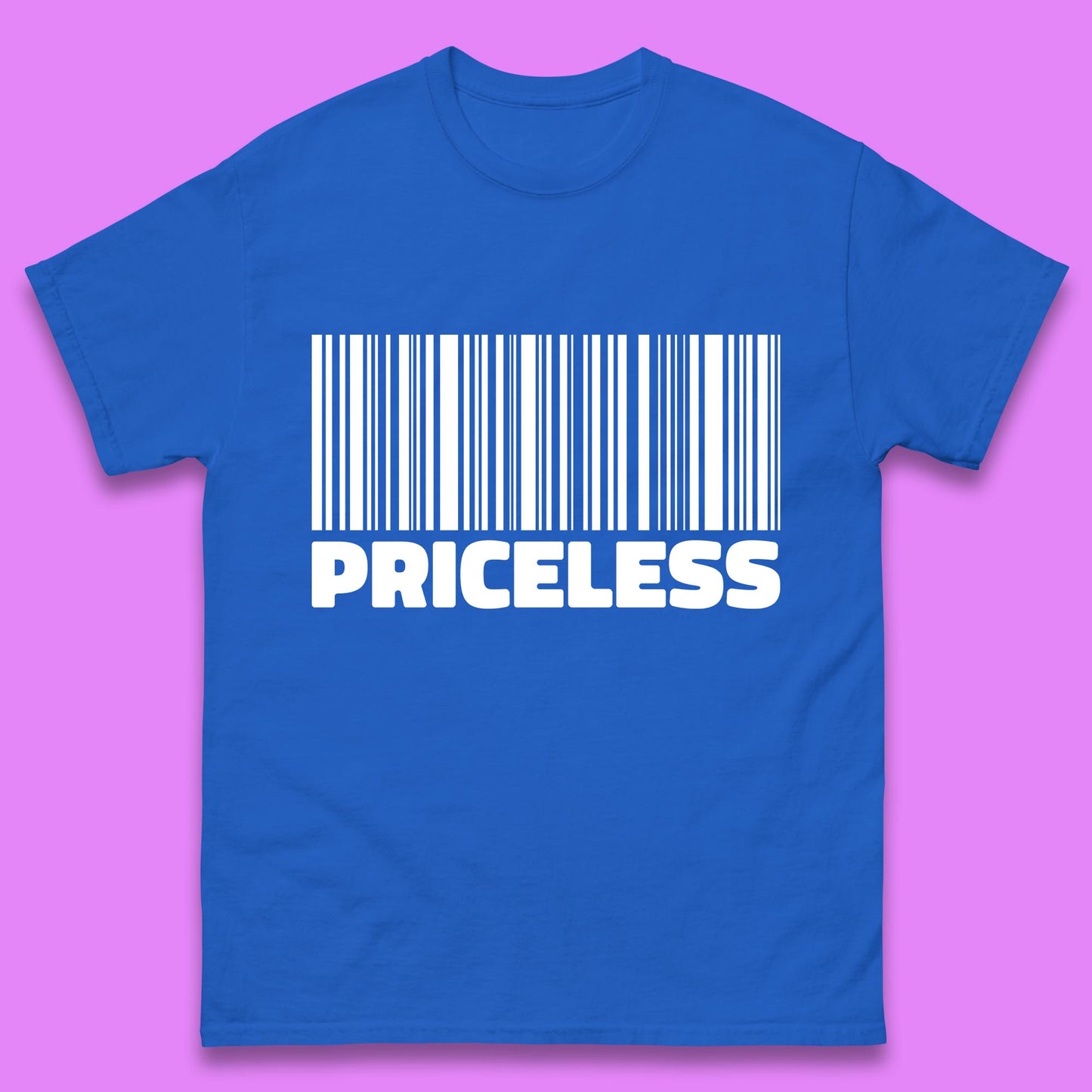 Scan For Priceless Barcode Funny Label Inspirational Empowerment Mens Tee Top