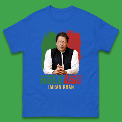 Release Imran Khan Prisoner No 804 Stand With Imran Khan Pakistan Mens Tee Top