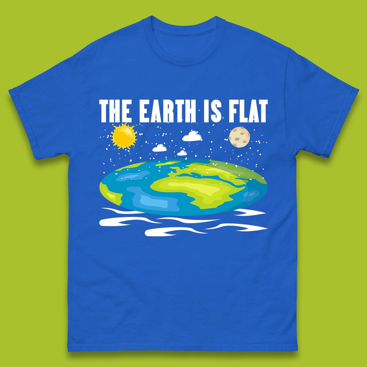 The Earth Is Flat Mens T-Shirt