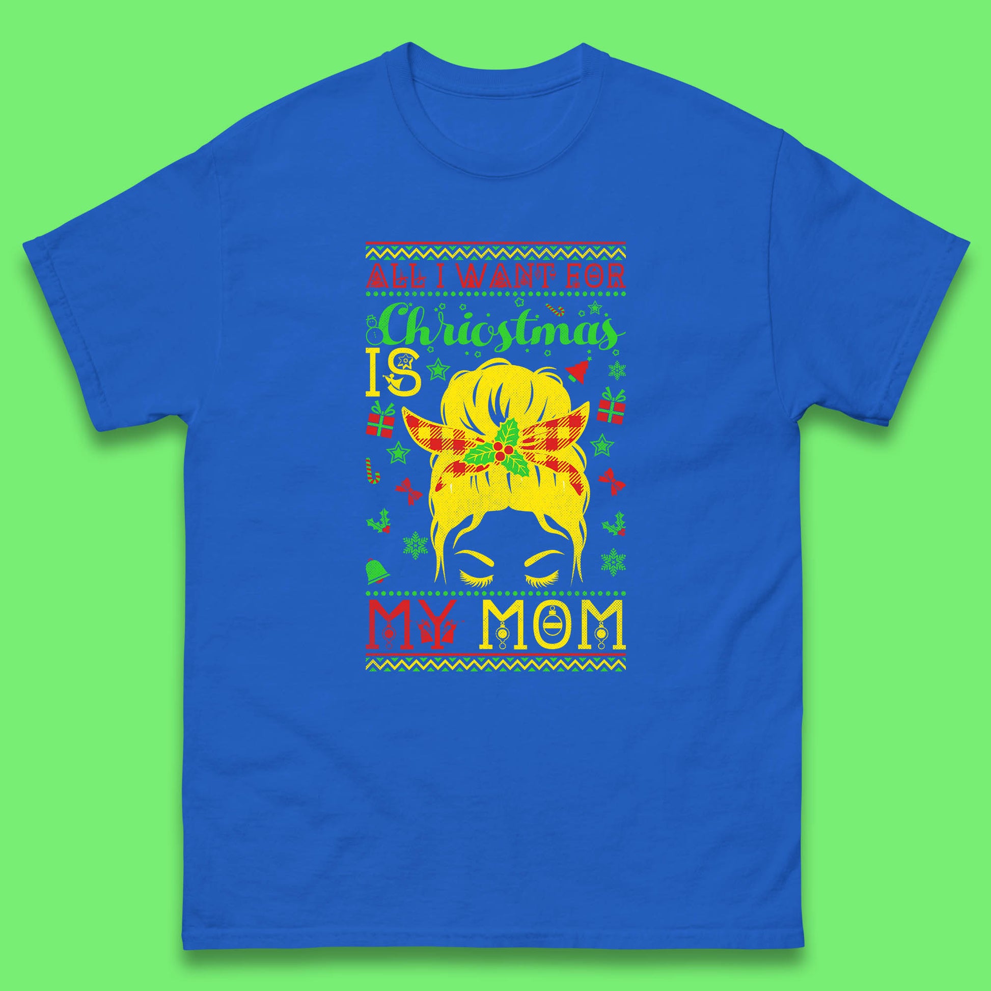 mom christmas t shirt