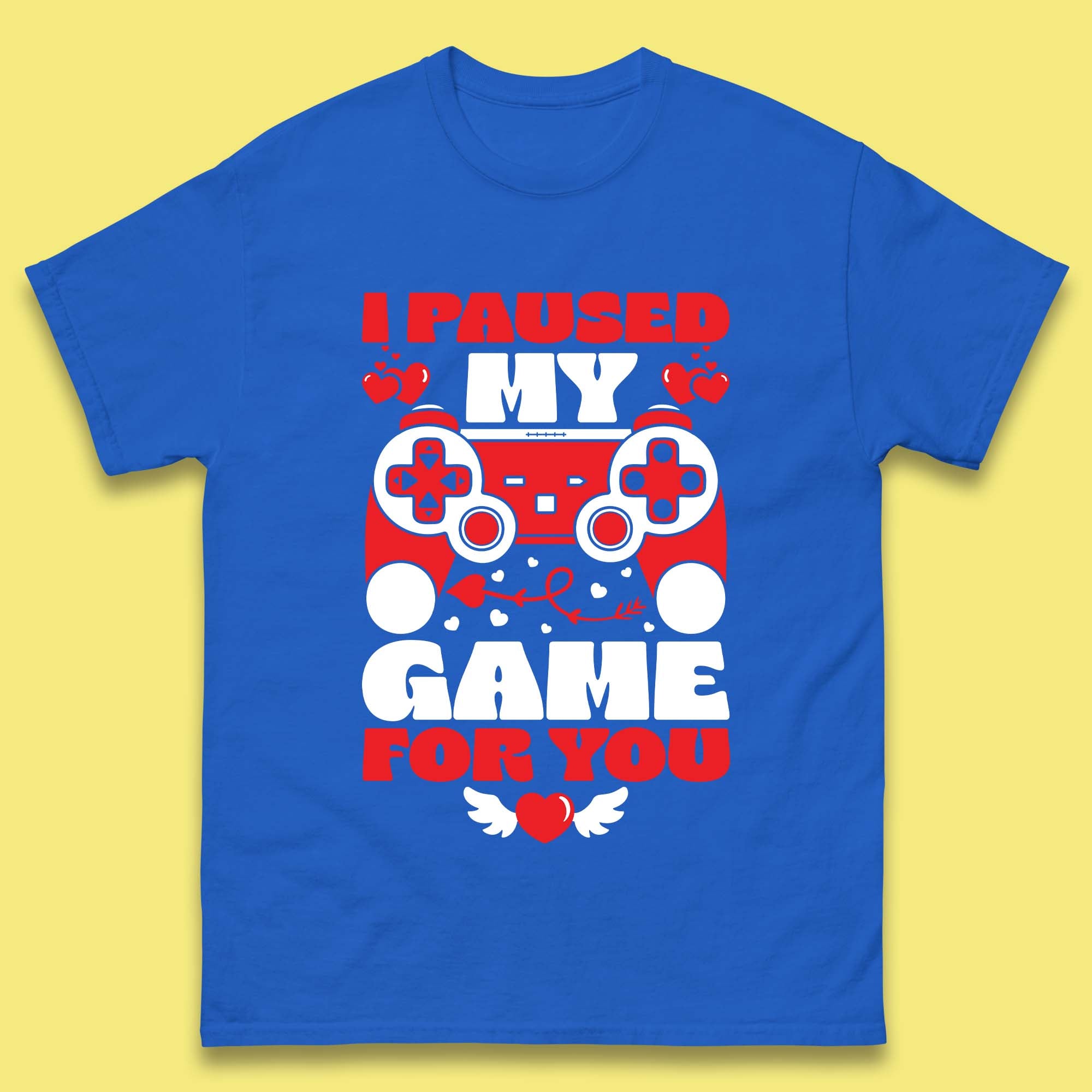 Valentine's Day Gamer Mens T-Shirt