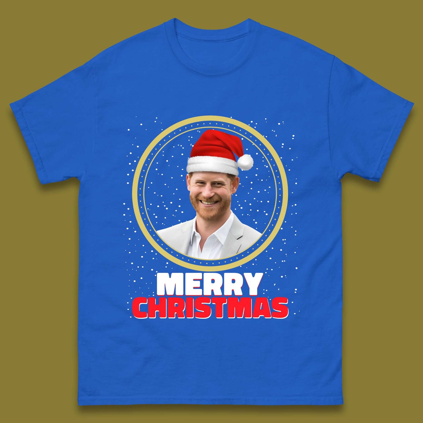 Prince Harry Christmas Mens T-Shirt