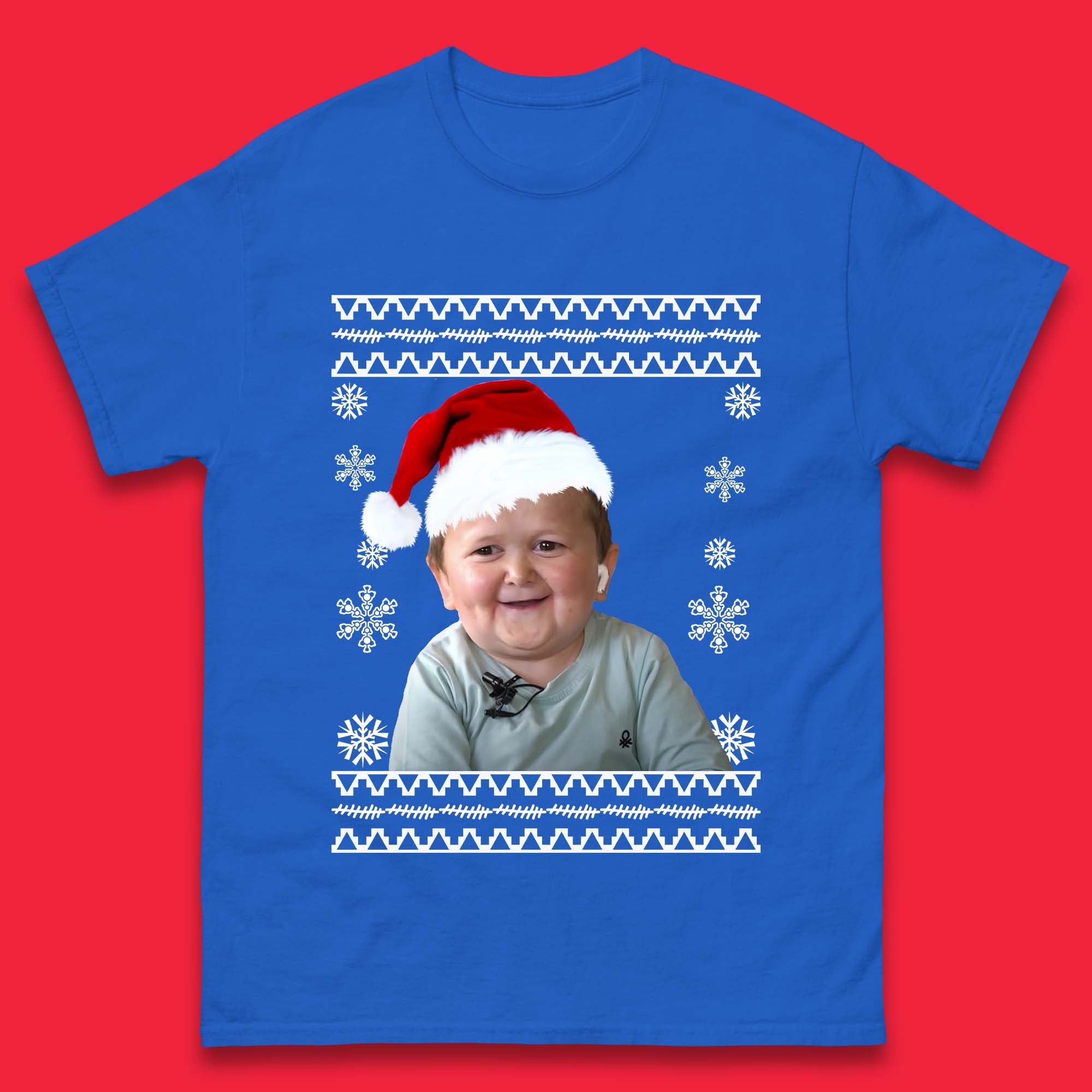 Santa Hasbulla Magomedov Christmas Mens T-Shirt