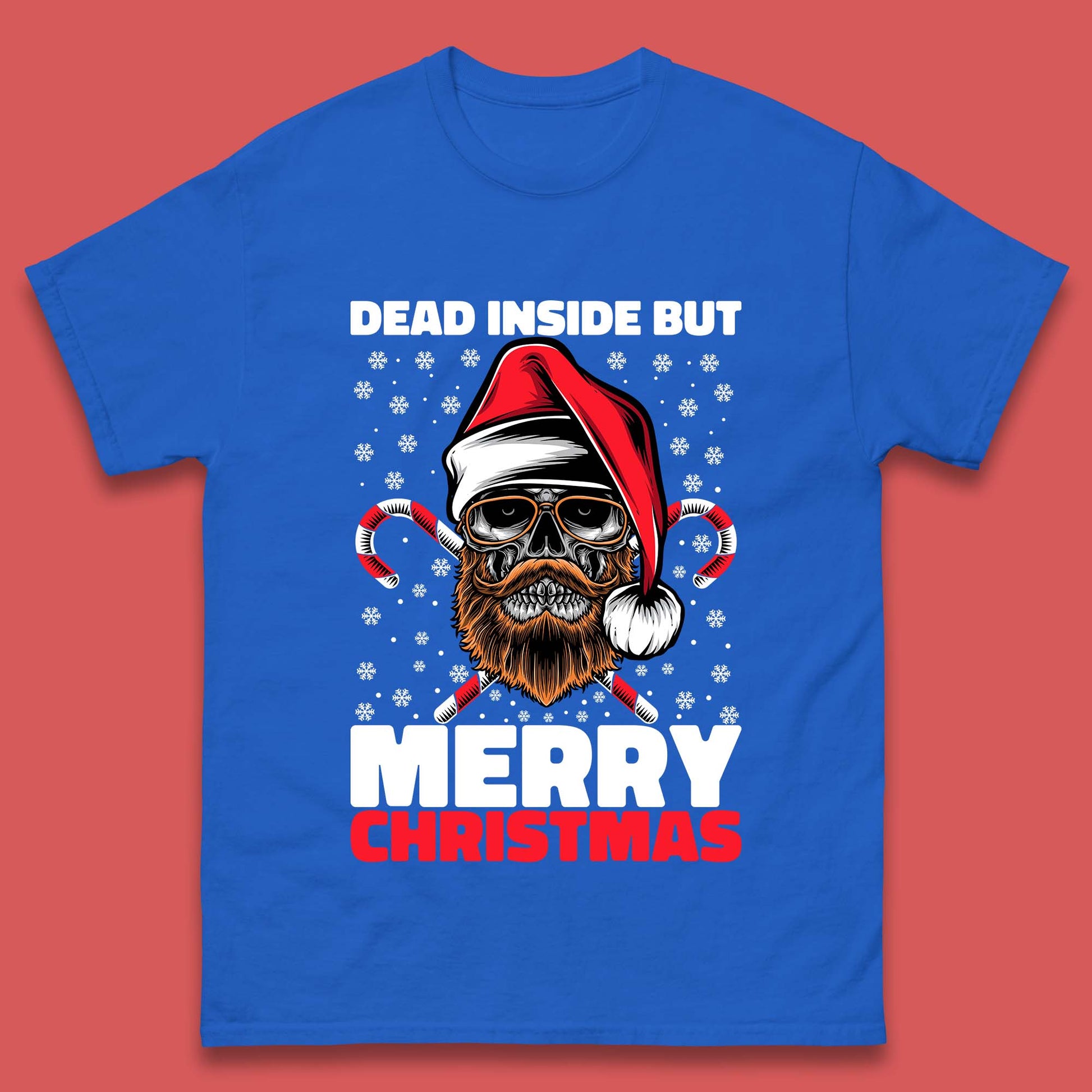 hipster skull christmas t shirt