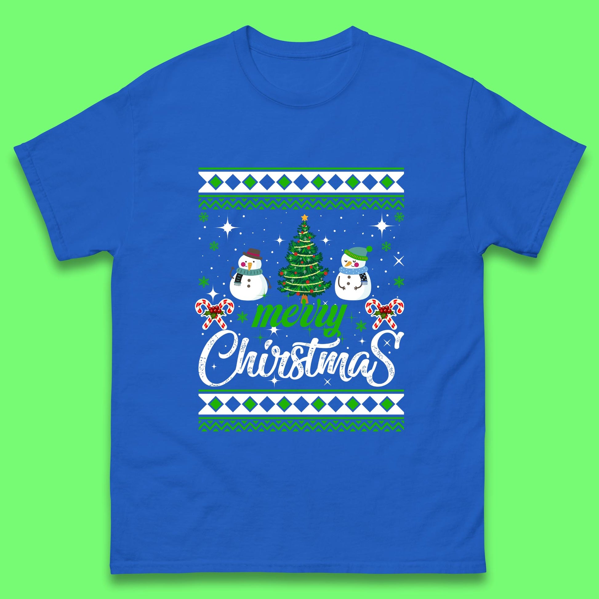 merry christmas snowman t shirt