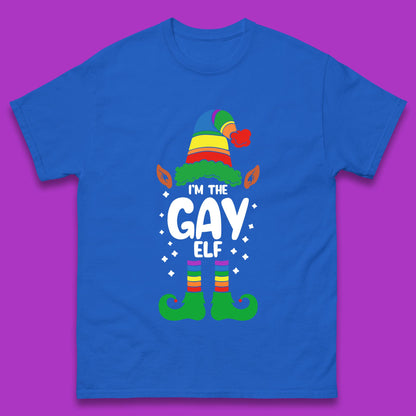 gay elf christmas t shirt