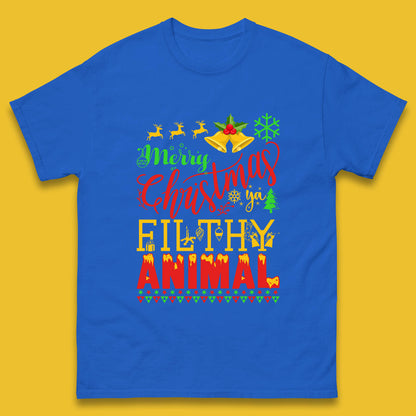 merry christmas ya filthy animal t shirt