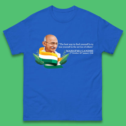 Mahatma Gandhi Quotes Mens T-Shirt