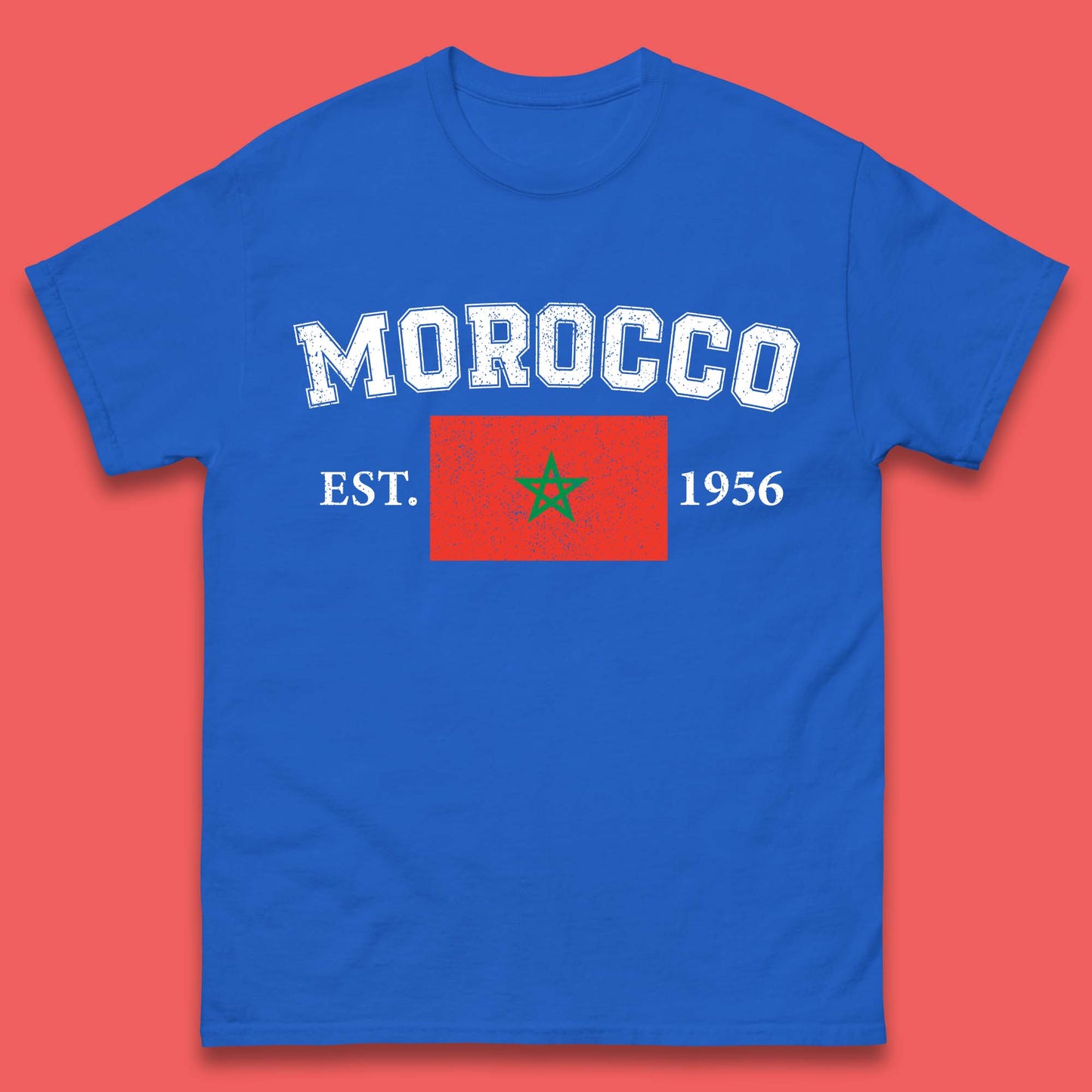 Morocco Est 1956 Mens T-Shirt