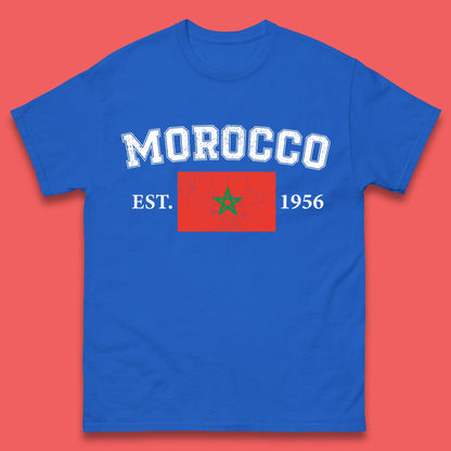 Morocco Est 1956 Mens T-Shirt