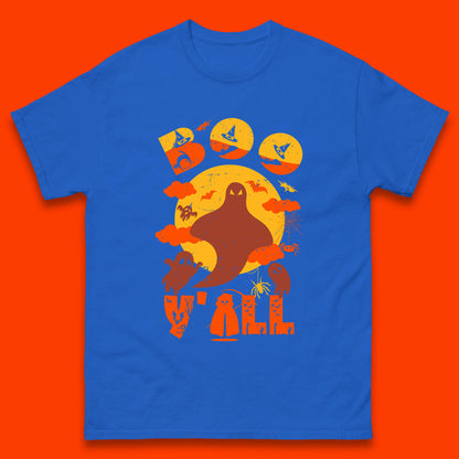 Halloween Boo Y'all Hey Boo Funny Spooky Halloween Party Mens Tee Top