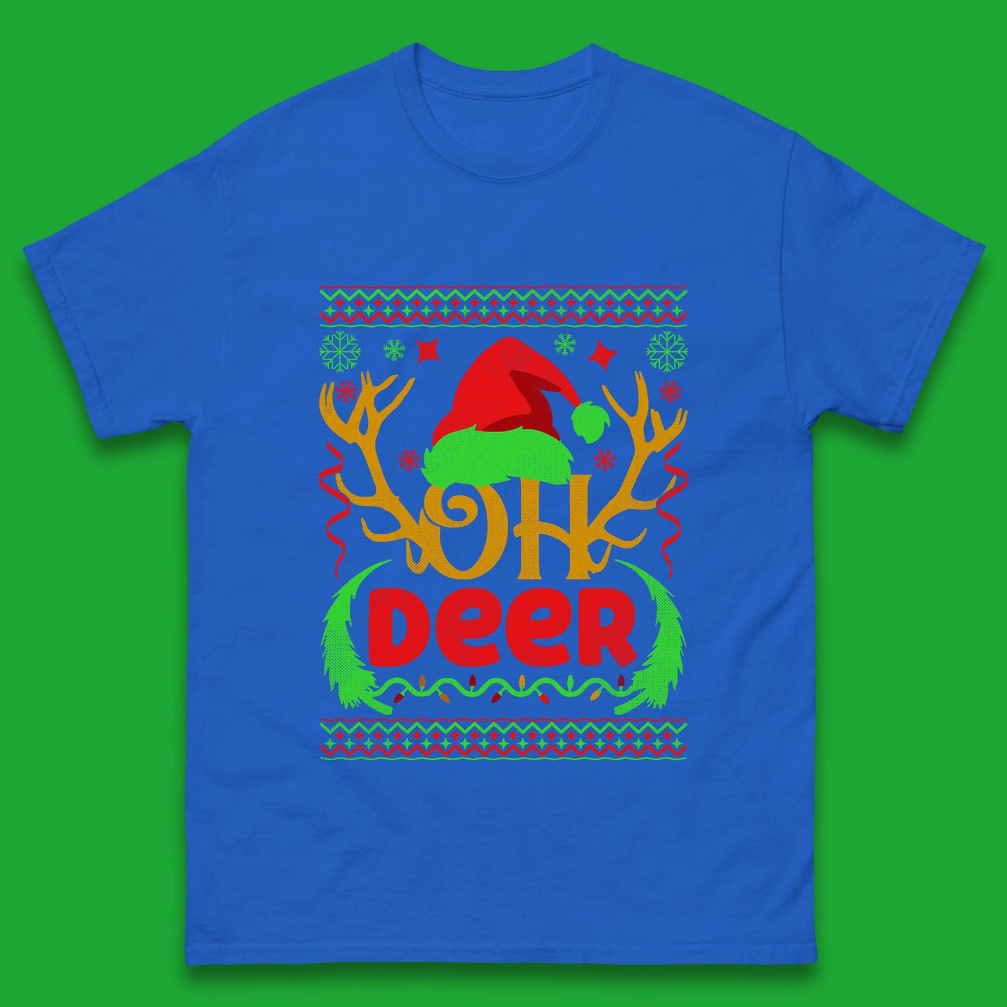 deer antlers christmas t shirt