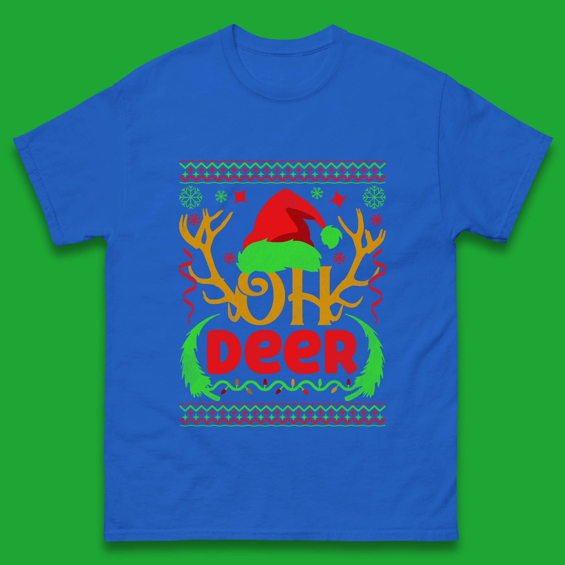 deer antlers christmas t shirt