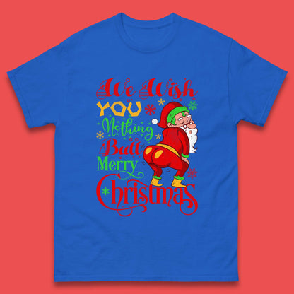 Funny Rude naughty santa christmas t shirtChristmas T-Shirt