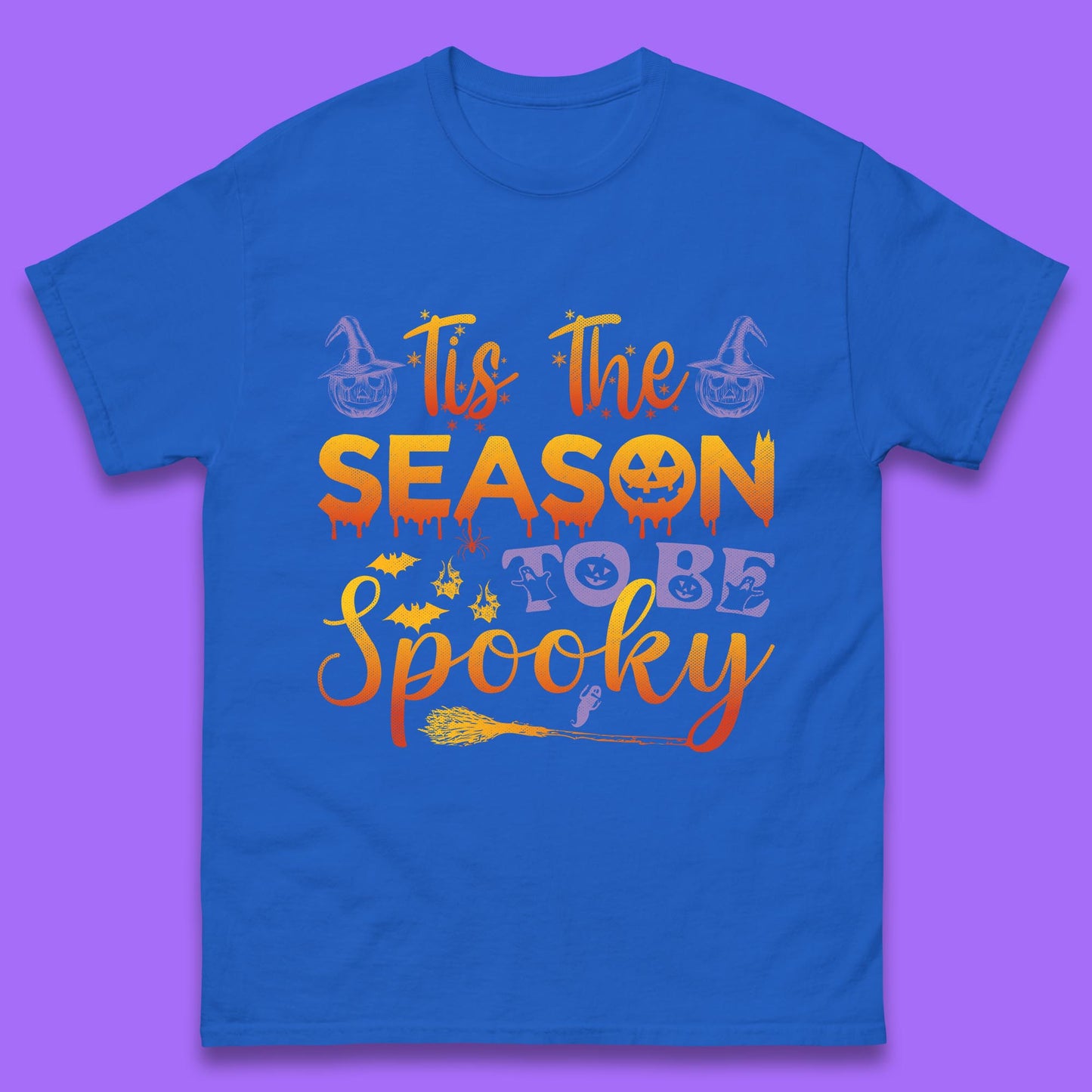Tis The Season To Be Spooky Halloween Creepy Season Mens Tee Top