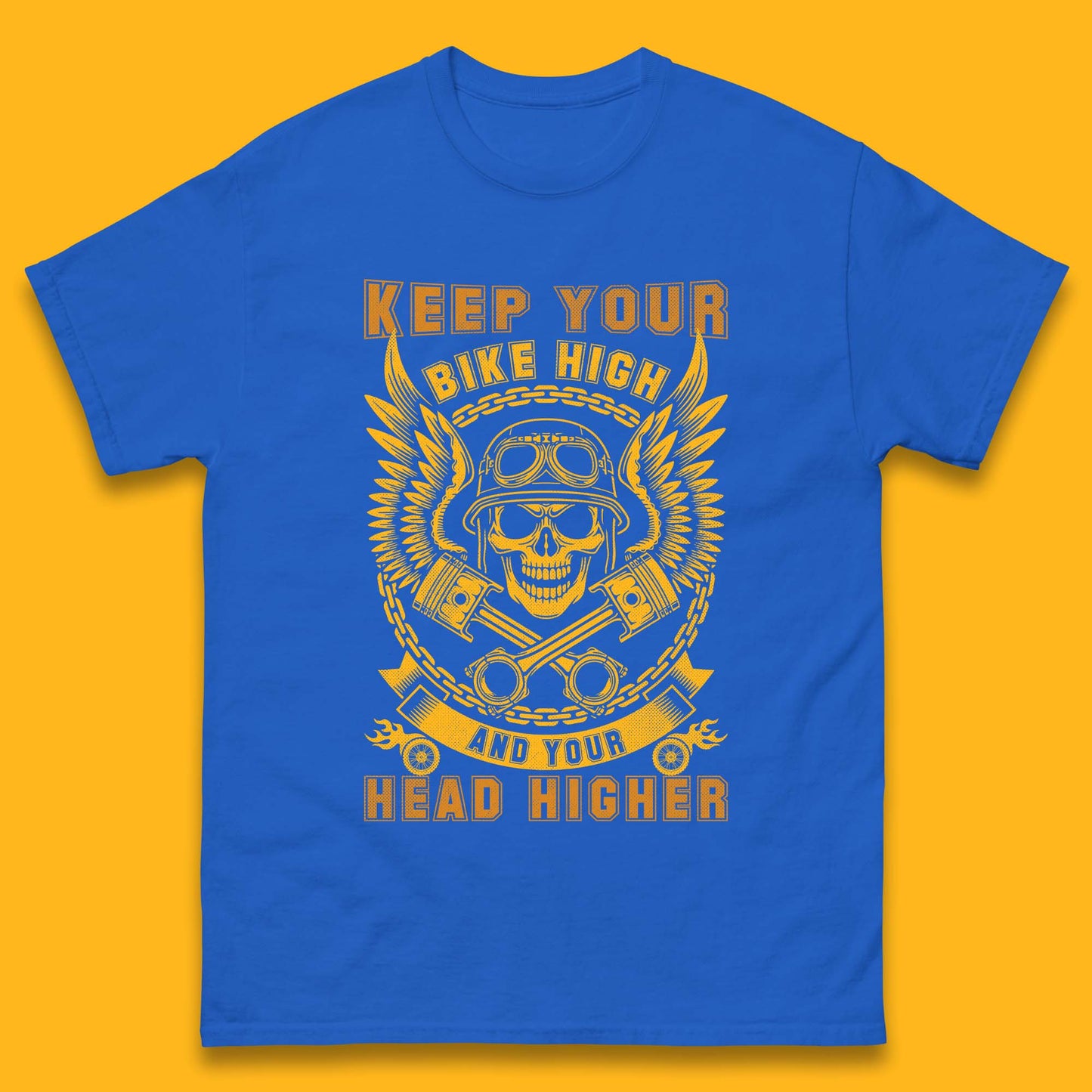 Keep Your Bike High Mens T-Shirt