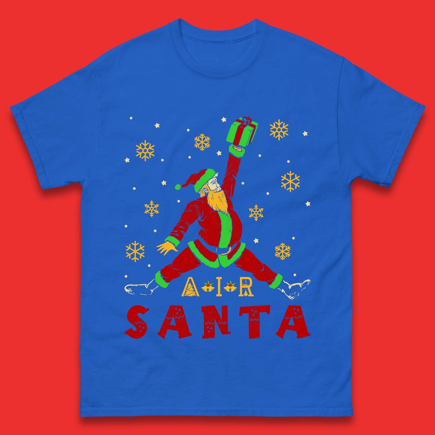 Air Santa Christmas Mens T-Shirt