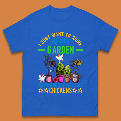 Hangout With My Chickens Mens T-Shirt