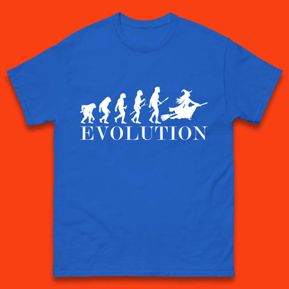 Witch Evolution Halloween Scary Spooky Witch Costume Mens Tee Top