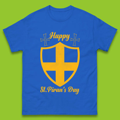 Happy St. Piran's Day Mens T-Shirt