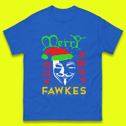 anonymous mask christmas t shirt