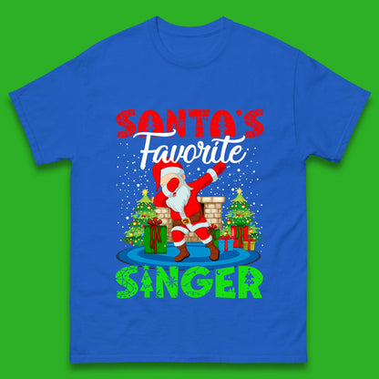 christmas dabbing santa t shirt