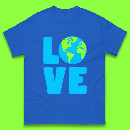 Love Earth Day Environmental Climate Change Save The Planet Mens Tee Top