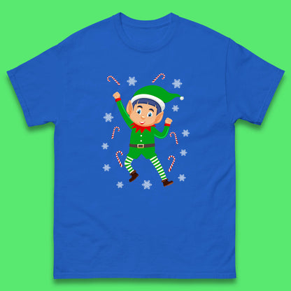 christmas elf cartoon t shirt