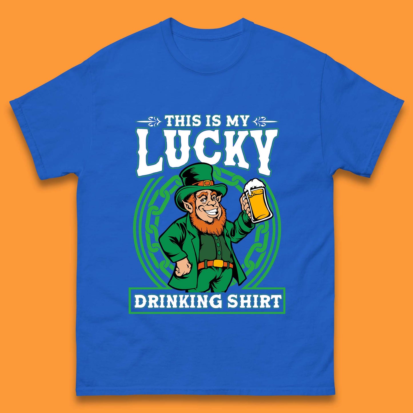 This Is My Lucky Drinking Shirt Irish Mens T-Shirt