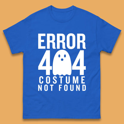Error 404 Costume Not Found Halloween This Is My Halloween Costume Error 404 Mens Tee Top