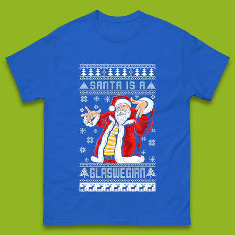 Santa Is A Glaswegian Christmas Mens T-Shirt
