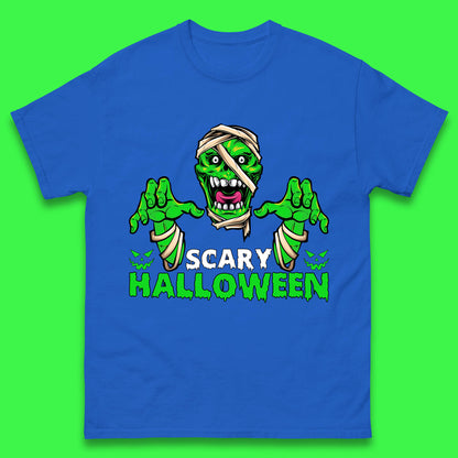 Scary Halloween Skull Zombie Mummy Horror Monster Zombie Hands Scary Vibes Mens Tee Top
