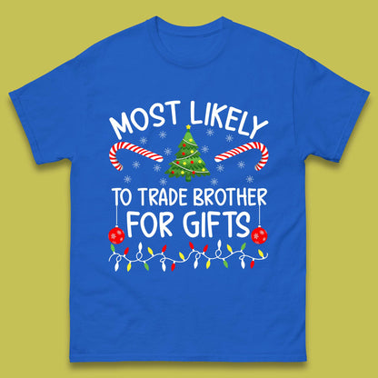 trade brother for christmas gifts t shirt