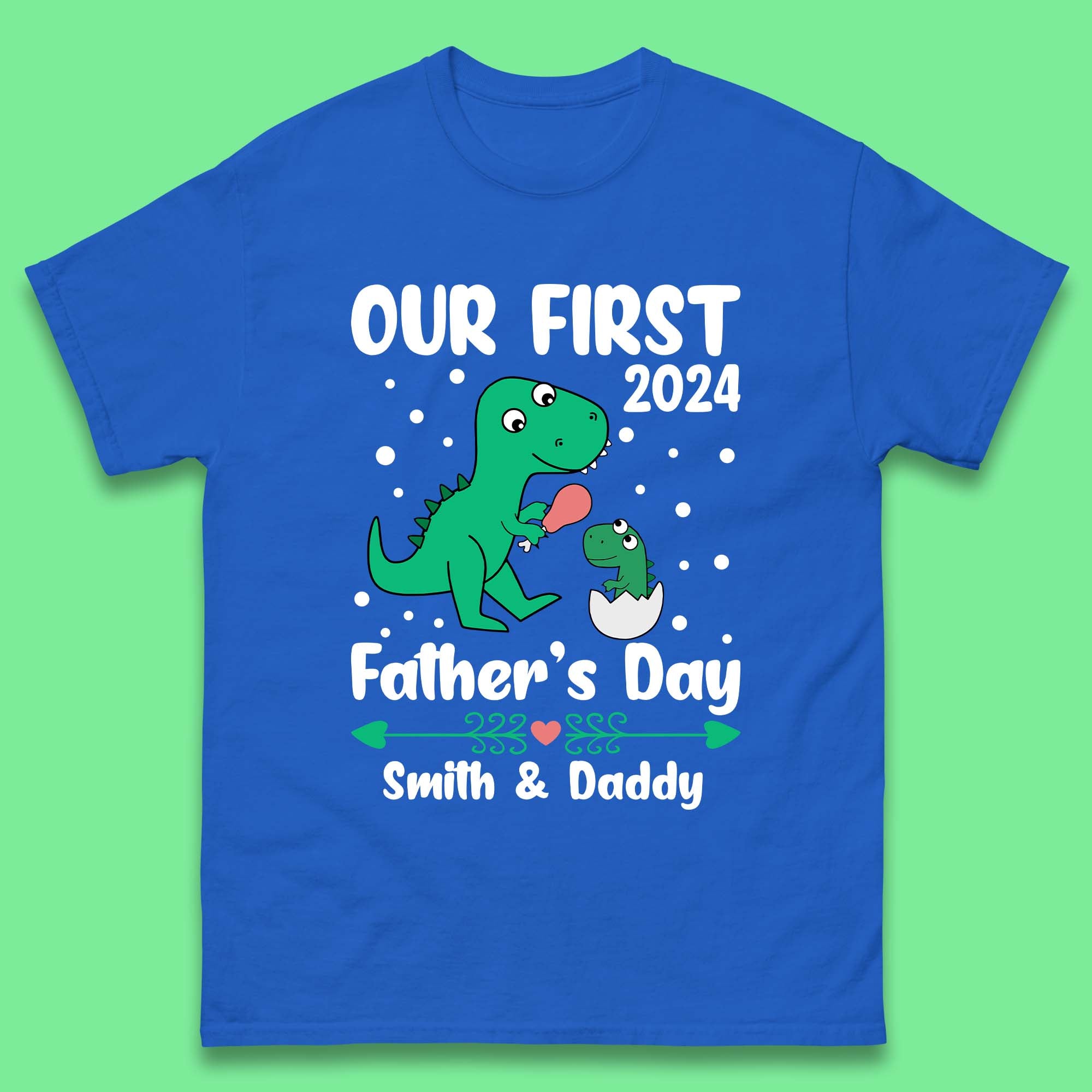 Personalised First Father's Day Mens T-Shirt