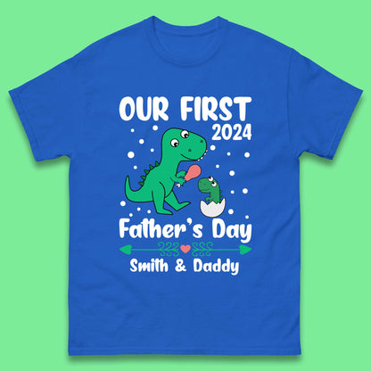 Personalised First Father's Day Mens T-Shirt