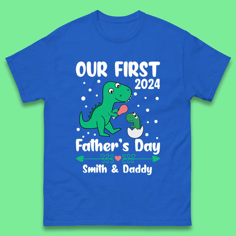 Personalised First Father's Day Mens T-Shirt
